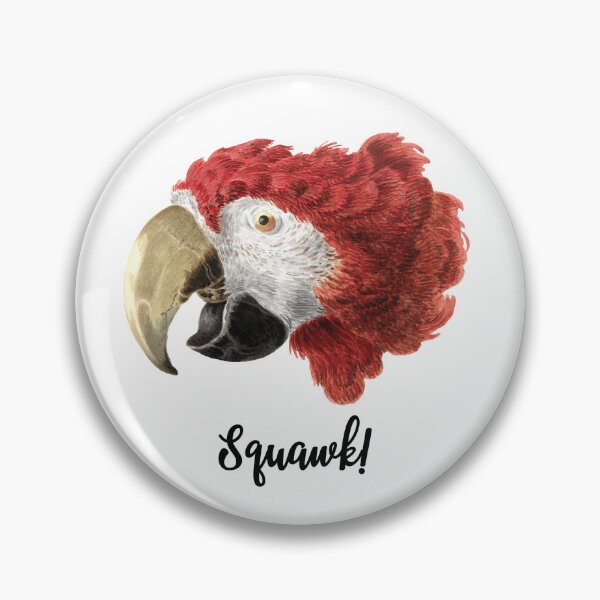 Item preview, Squawky Parrot (black text) designed and sold by monkeyfracas.