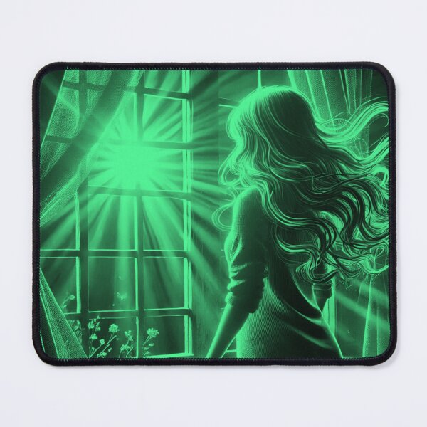 Item preview, Golden Hour Dream: Girl Gazing Out Window Pane designed and sold by choder61.