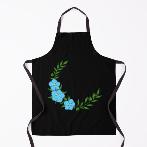 Item preview, Beautiful Crescent of Blue Flowers designed and sold by AroAxel.