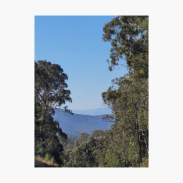 Item preview, North East VIC, Australia. View of mountains towards Myrtleford.  designed and sold by Kangaroo Sun.