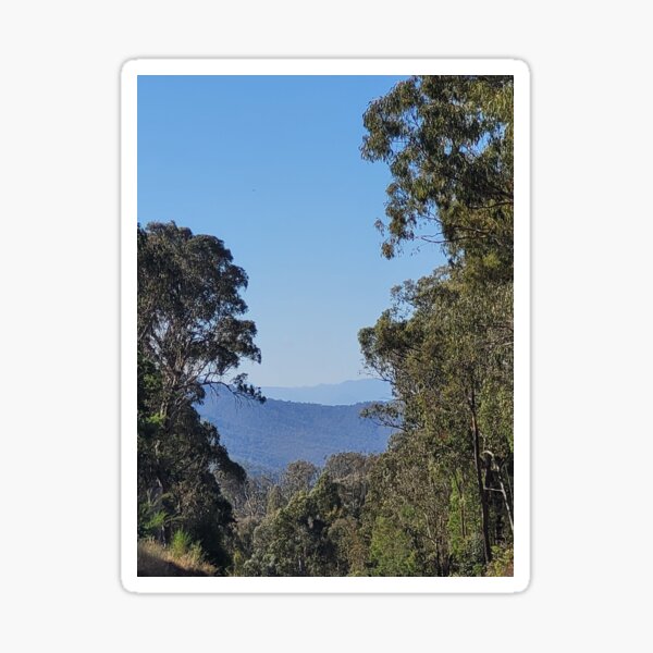 Item preview, North East VIC, Australia. View of mountains towards Myrtleford.  designed and sold by Kangaroo Sun.
