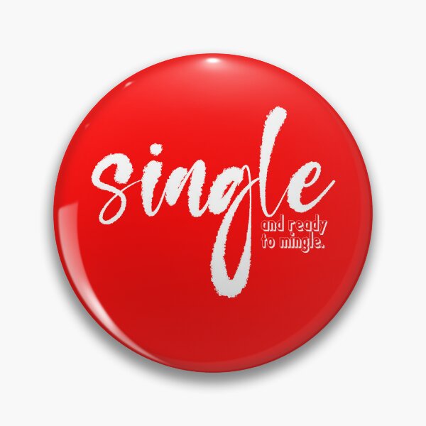 Item preview, single and ready to mingle designed and sold by alegnacreates.
