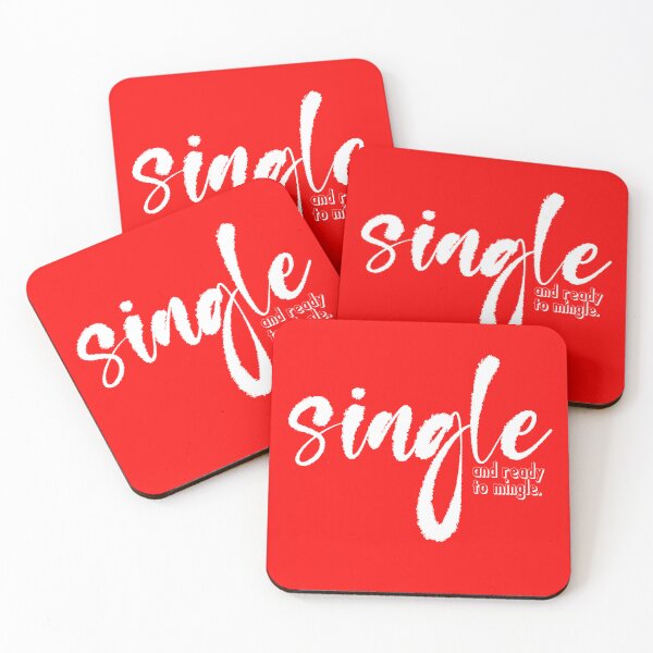 Item preview, single and ready to mingle designed and sold by alegnacreates.