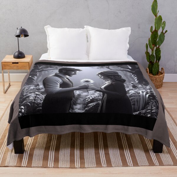 Item preview, Couple with Flowers in a Forest Romantic Moments designed and sold by choder61.