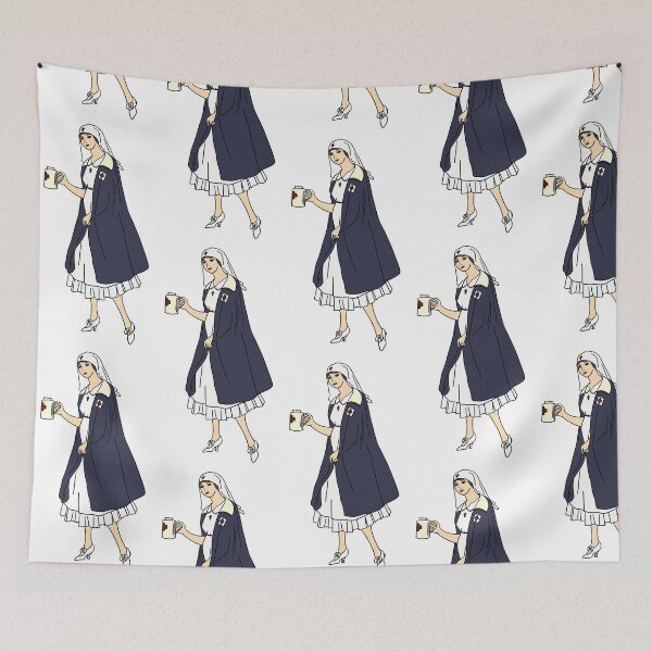 Item preview, Vintage Retro Nurse designed and sold by Lessons Learned by Heart.