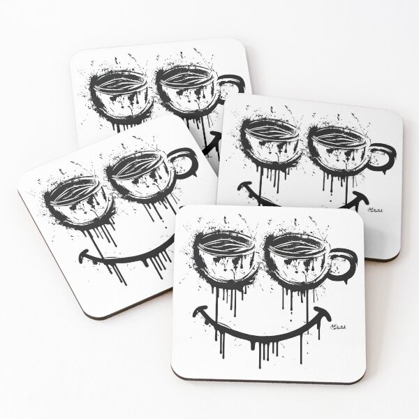 Item preview, XD Smiley Coffee Lover | Espresso Cappucino Cold Drip Moccachino Macciato Latte Graffiti Art Coffee is Life designed and sold by GetContented.