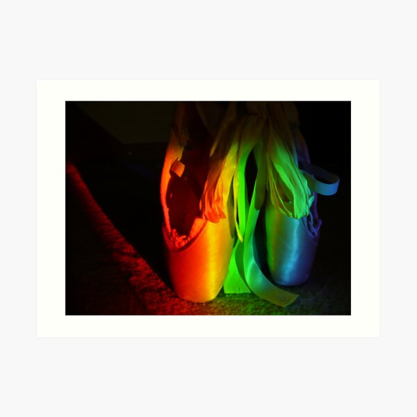 Rainbow En Pointe Art Print