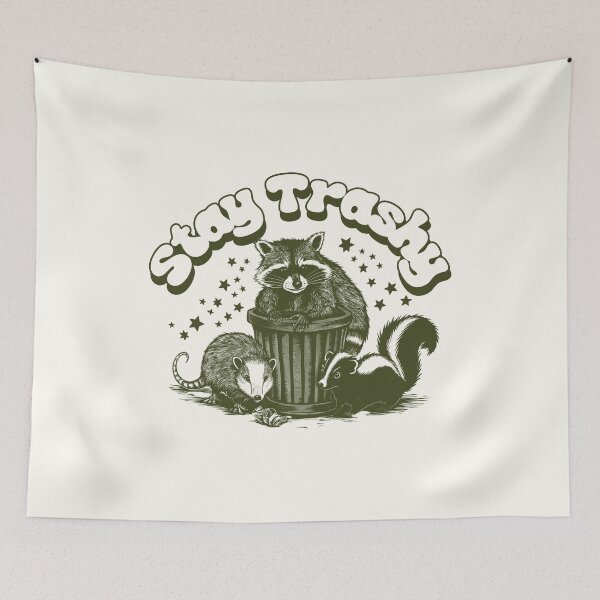 Item preview, Stay Trashy Bin Animal designed and sold by NookMerch97 .