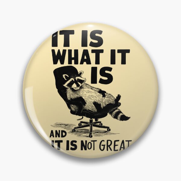 Item preview, Raccoon not having a great day designed and sold by nookmerch97.