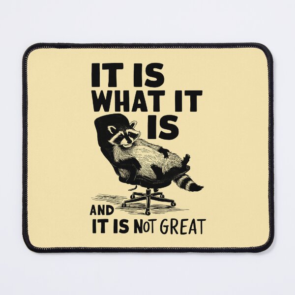 Item preview, Raccoon not having a great day designed and sold by nookmerch97.