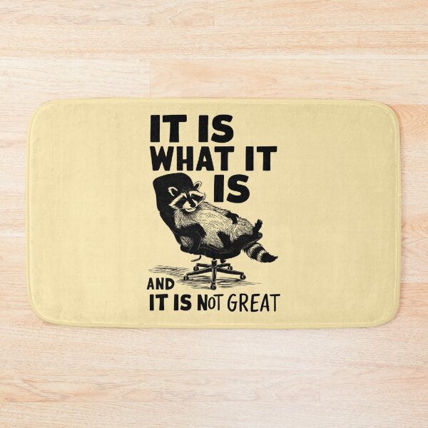 Item preview, Raccoon not having a great day designed and sold by nookmerch97.