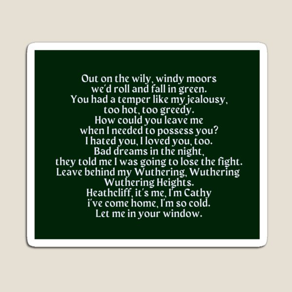 Item preview, Wuthering Heights Kate Bush designed and sold by secretsfromasoup.