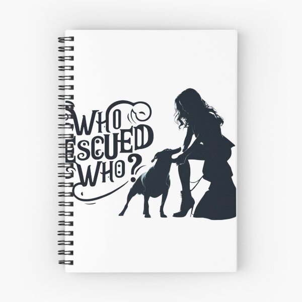 Item preview, Who rescued who? designed and sold by  Any Mood Designs.