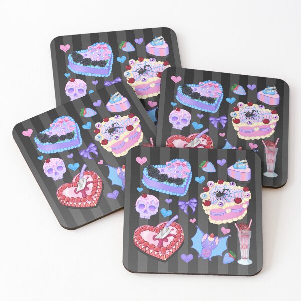 Item preview, Valentine's Cakes (pastel goth) designed and sold by Miss Lunaria.