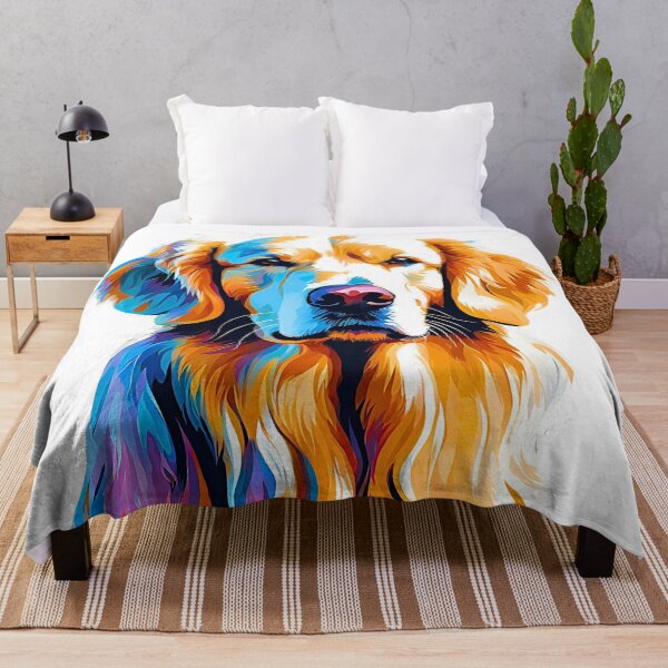 Item preview, Modern Art Golden Retriever Design – Vibrant and Heartwarming designed and sold by Fredster1966.