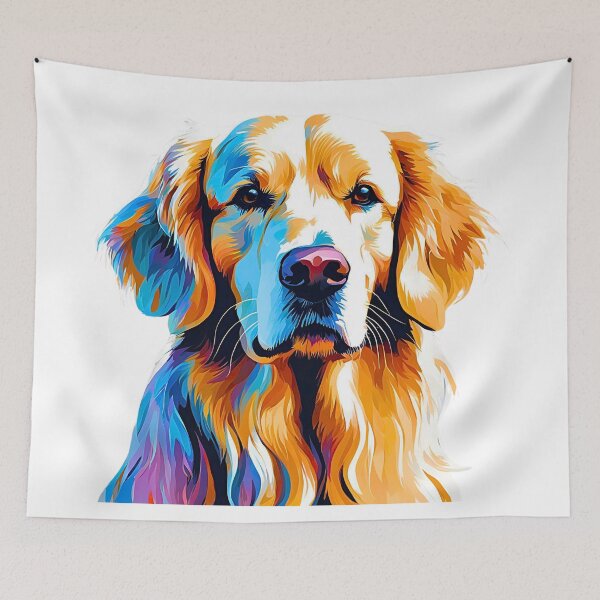 Item preview, Modern Art Golden Retriever Design – Vibrant and Heartwarming designed and sold by Fredster1966.