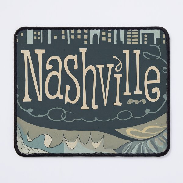 Item preview, Nashville Whimsical City Life Abstract Vintage Zentangle Art designed and sold by Witty Shirts.