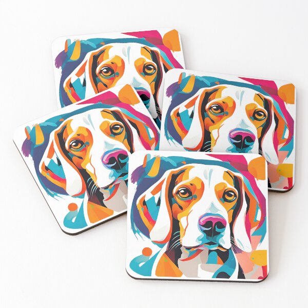 Item preview, Modern Art Beagle Design – Vibrant and Playful designed and sold by Fredster1966.
