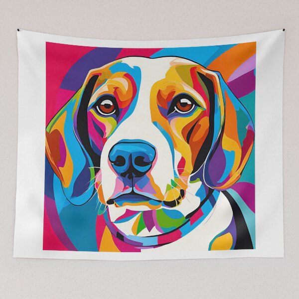 Item preview, Modern Art Beagle Design – Playful and Vibrant designed and sold by Fredster1966.