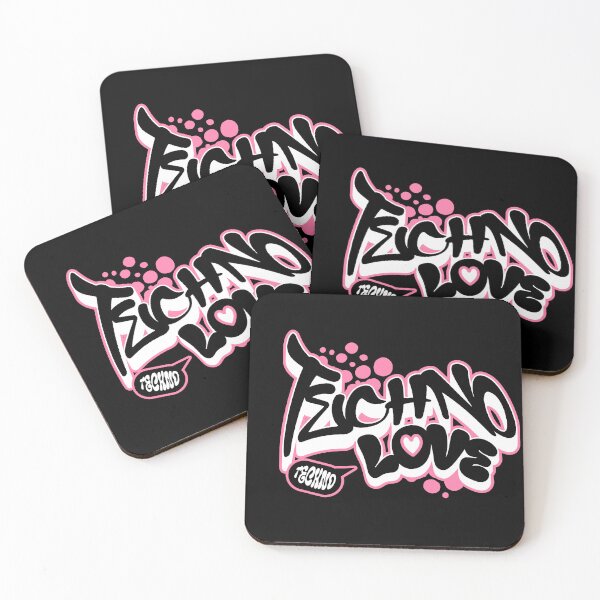 Item preview, TECHNO  - Love Graffiti Dreams (white/pink)  designed and sold by Discothreadz.