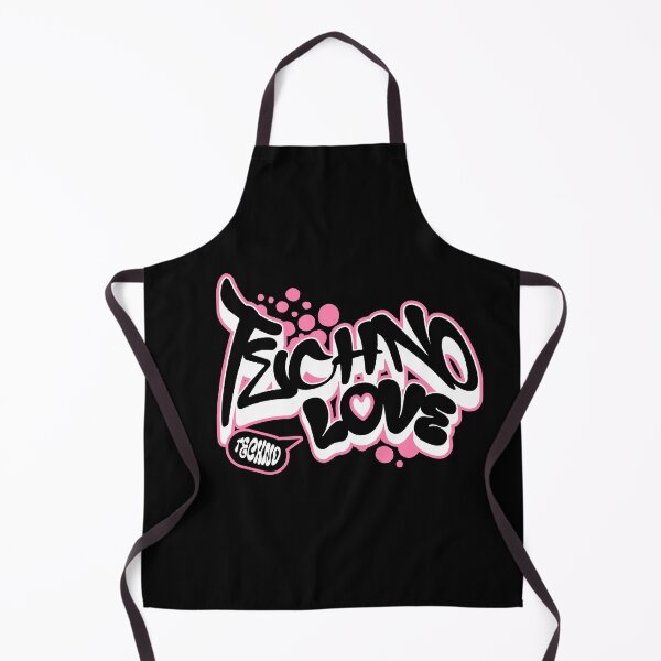 Item preview, TECHNO - Love Graffiti Dreams (white/pink) designed and sold by Discothreadz.