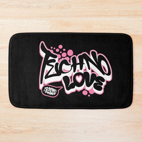 Item preview, TECHNO  - Love Graffiti Dreams (white/pink)  designed and sold by Discothreadz.