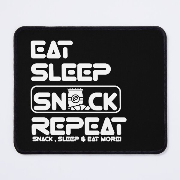 Item preview, Snackie Life: Eat, Sleep, Repeat designed and sold by Eksama Design.