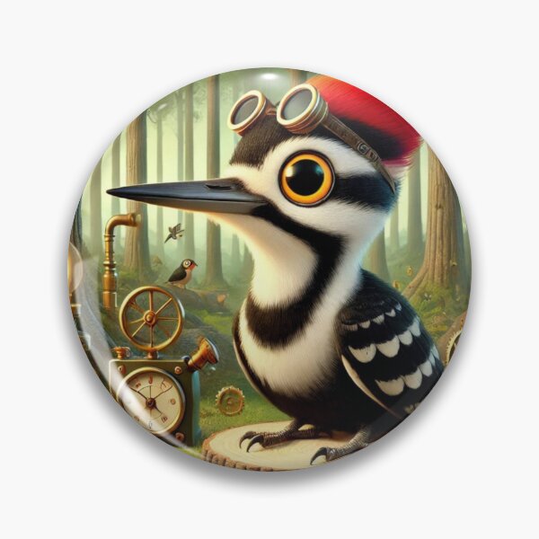 Item preview, Steampunk Pileated Woodpecker designed and sold by Sillytoe.