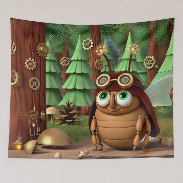 Item preview, Steampunk Pine Beetle designed and sold by Sillytoe.