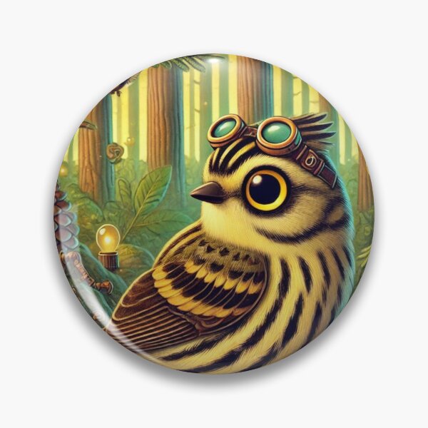 Item preview, Steampunk Pine Siskin designed and sold by Sillytoe.