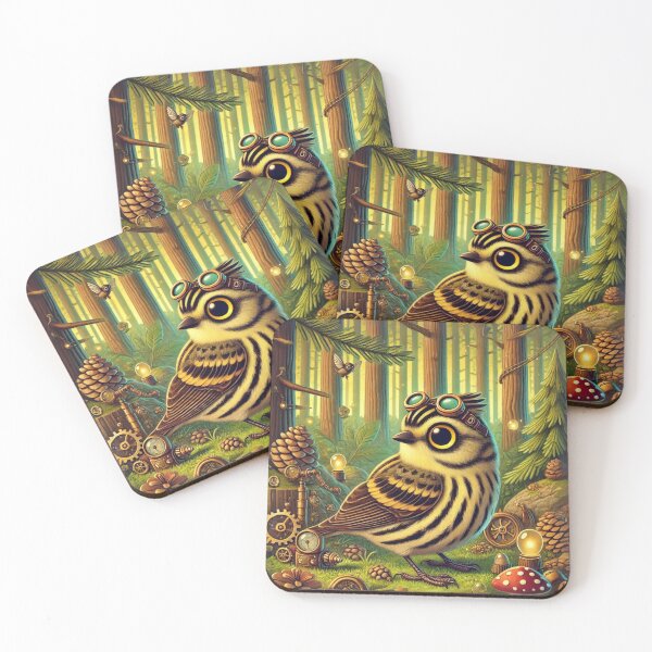 Item preview, Steampunk Pine Siskin designed and sold by Sillytoe.