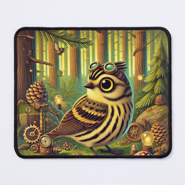 Item preview, Steampunk Pine Siskin designed and sold by Sillytoe.