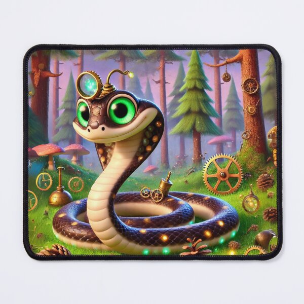 Item preview, Steampunk Pine Snake designed and sold by Sillytoe.