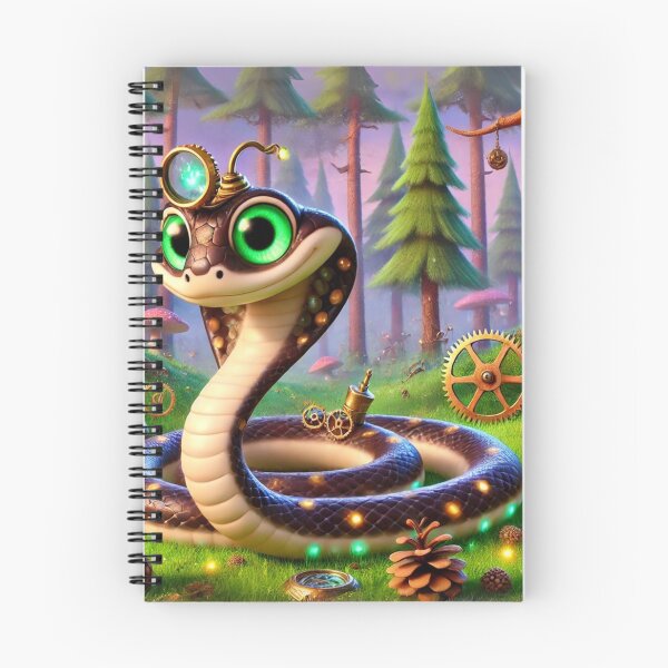 Item preview, Steampunk Pine Snake designed and sold by Sillytoe.