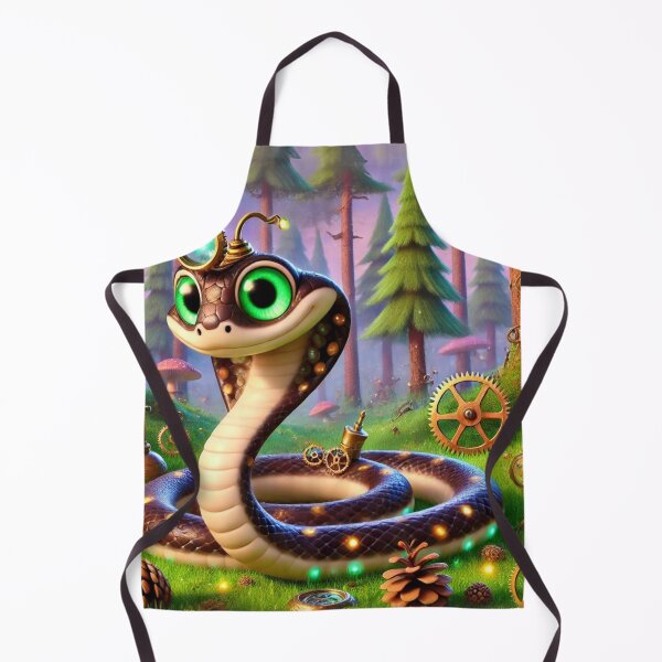 Item preview, Steampunk Pine Snake designed and sold by Sillytoe.