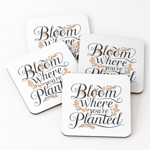 Item preview, bloom where you are planted designed and sold by theflowergirl14.