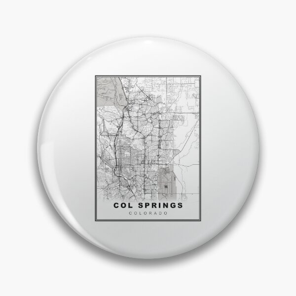 Item preview, Colorado Springs Map designed and sold by Tamas Das.
