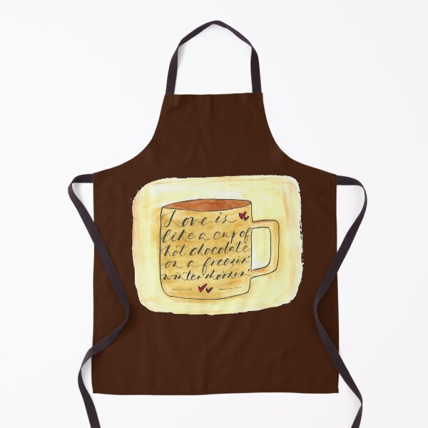 Item preview, Love is like hot chocolate I Handwritten I Calligraphy designed and sold by GreenStem.