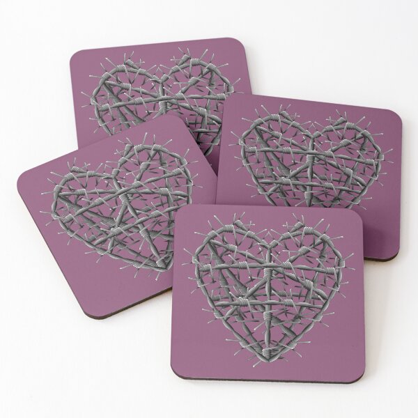 Item preview, Barbed Wire Heart - No Background Colour designed and sold by joanstratton.