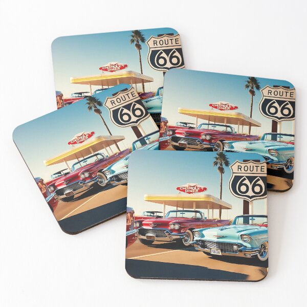 Item preview, Retro take on an American Diner down on Route 66  designed and sold by CreativityAlive.