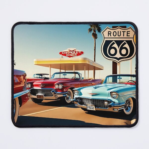 Item preview, Retro take on an American Diner down on Route 66  designed and sold by CreativityAlive.