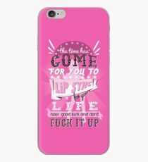 Lip Sync for your Life! iPhone Case