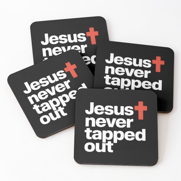 Item preview, Jesus Never Tapped Out Inspirational Christian Design designed and sold by Karsten Stier.