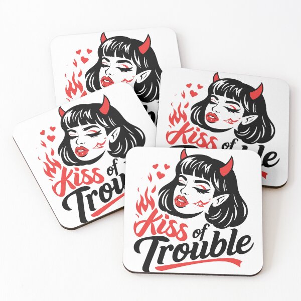 Item preview, kiss of trouble designed and sold by rajdigitalarts.