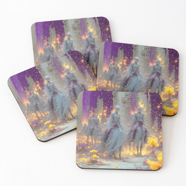 Item preview, Starlight Blooms in Purple Twilight designed and sold by PanoramaPrints.