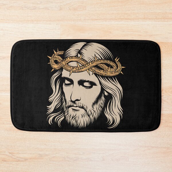 Item preview, Jesus with Crown of Thorns Spiritual Artwork - Religious Christian Design designed and sold by Karsten Stier.