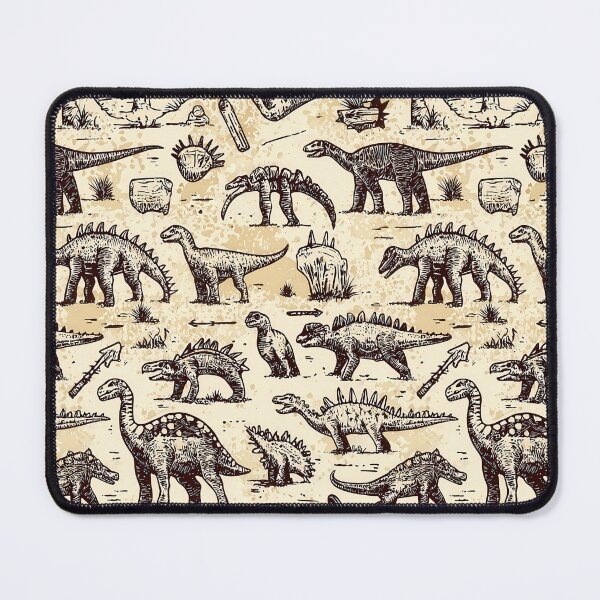 Item preview, Dinosaur silhouettes on textured vintage backdrops designed and sold by Piotrek0001.