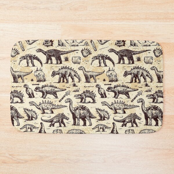 Item preview, Dinosaur silhouettes on textured vintage backdrops designed and sold by Piotrek0001.