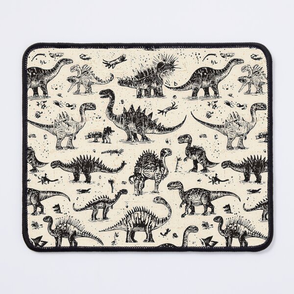 Item preview, Artistic dinosaur prints in warm earthy shades designed and sold by Piotrek0001.