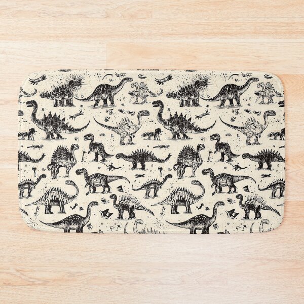 Item preview, Artistic dinosaur prints in warm earthy shades designed and sold by Piotrek0001.